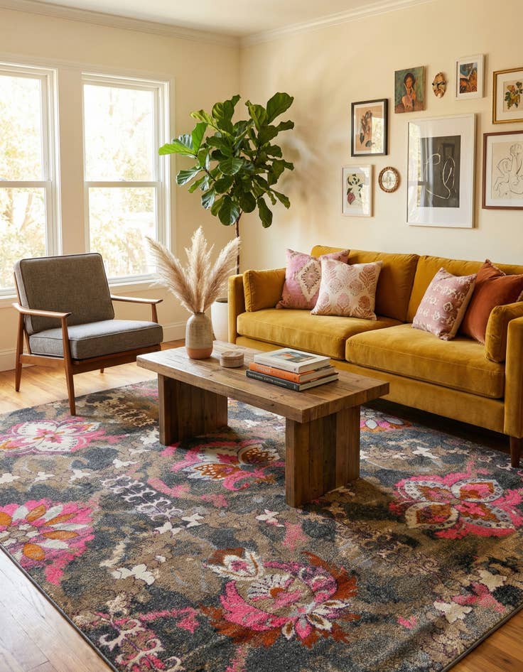 Detail image of 6' 7 x 9' 8 Aria Rug