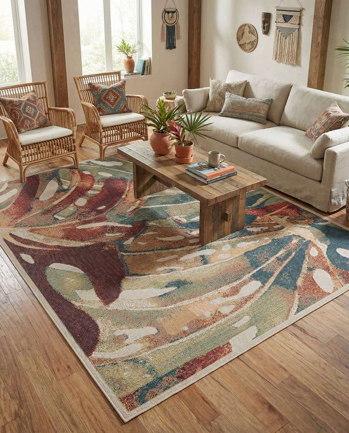 7' 10 x 10' Easy-Clean Baja Indoor / Outdoor Rug
