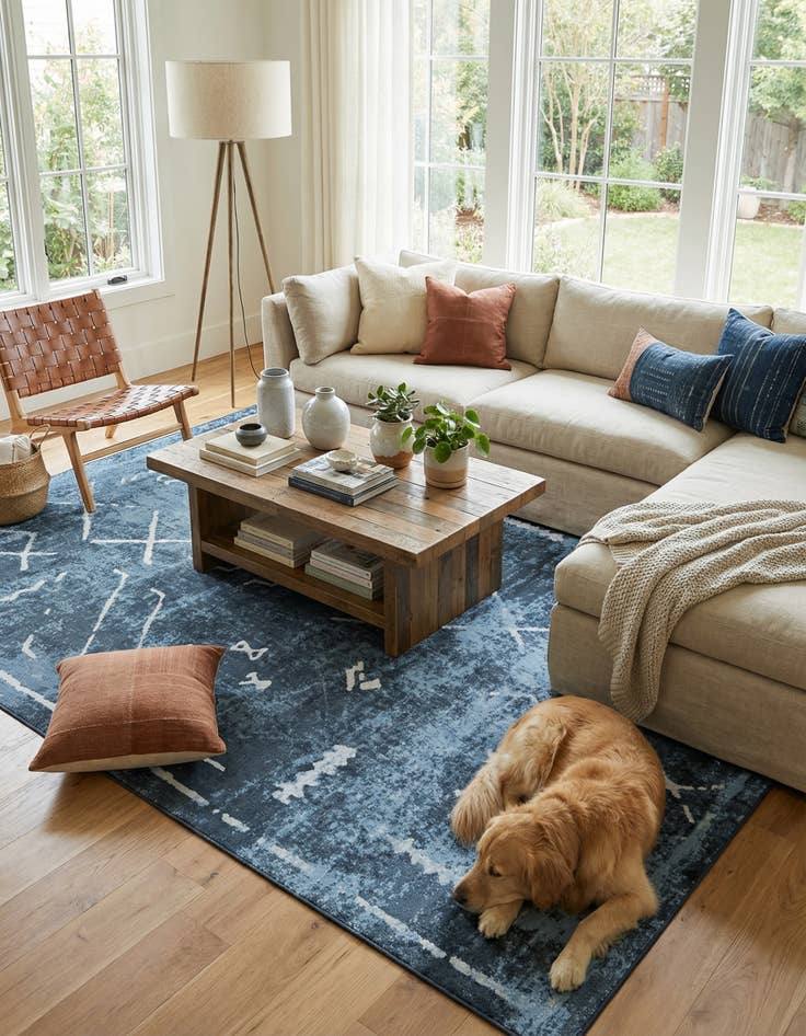 Detail image of 10' x 14' Kamala Washable Rug