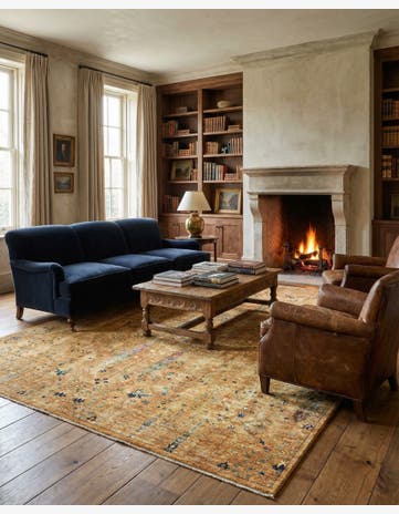 8' 1 x 10' Hand Knotted Ariana Rug