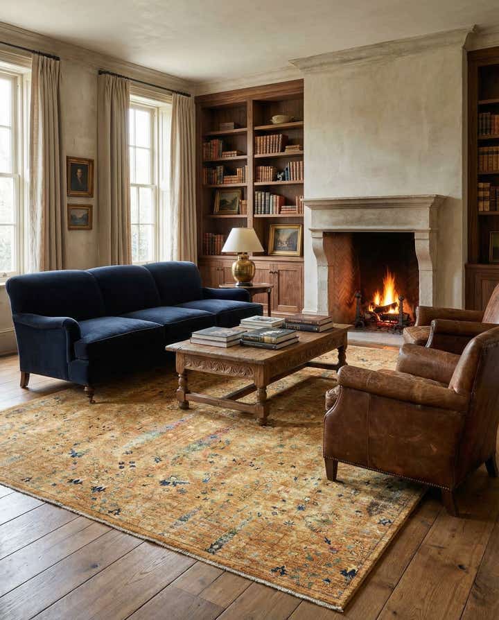 8' 1 x 10' Hand Knotted Ariana Rug