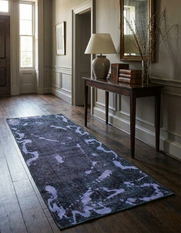 3' 4 x 7' 9 Hand Knotted Ultra Vintage Persian Wool Runner Rug