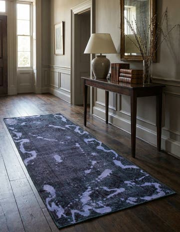 3' 4 x 7' 9 Hand Knotted Ultra Vintage Persian Wool Runner Rug