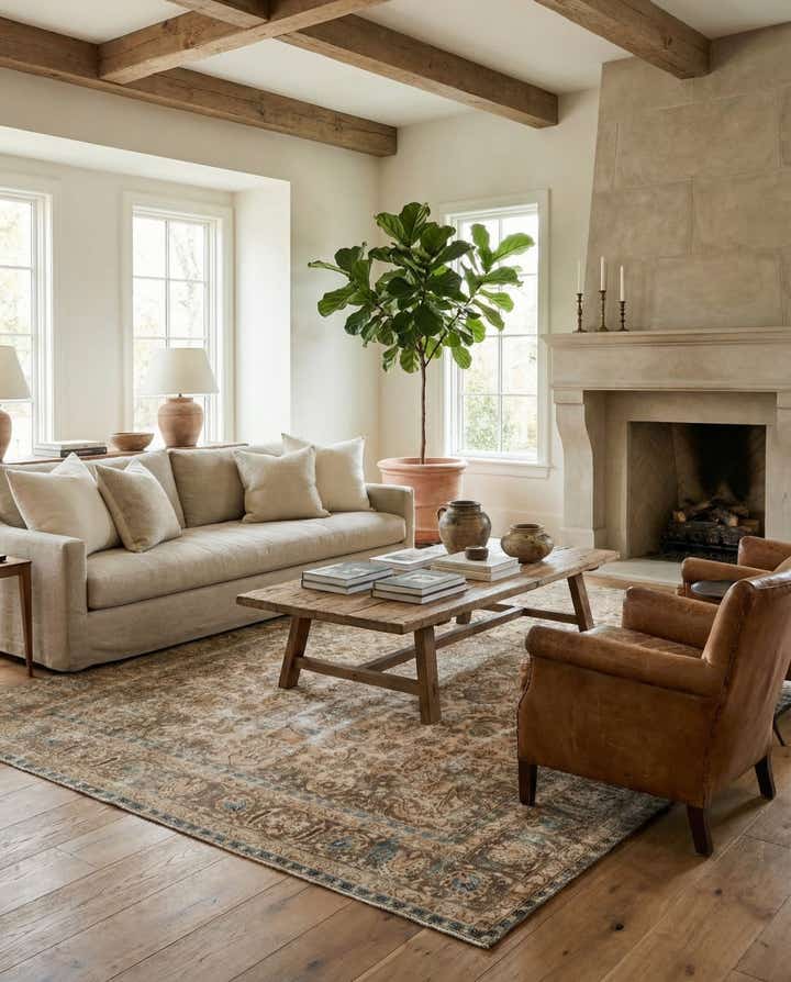 9' 5 x 12' 3 Hand Knotted Ultra Vintage Persian Wool Rug