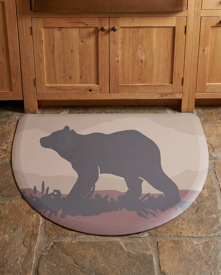 Detail image of 2' x 3' Bear Comfort Mat Hearth