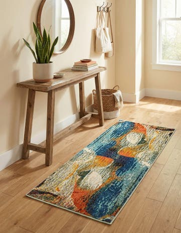 2' x 4' Washable Haerfest Runner Rug