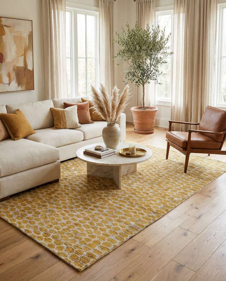 6' 2 x 9' Hand Knotted Moroccan Wool Rug