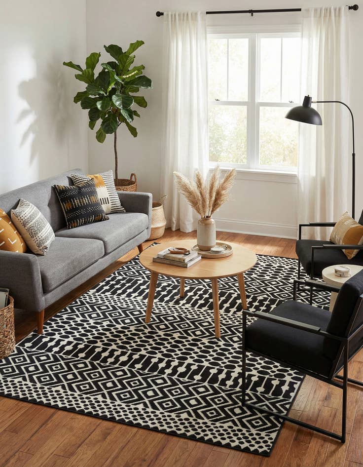 Detail image of 4' 5 x 6' Milano Rug