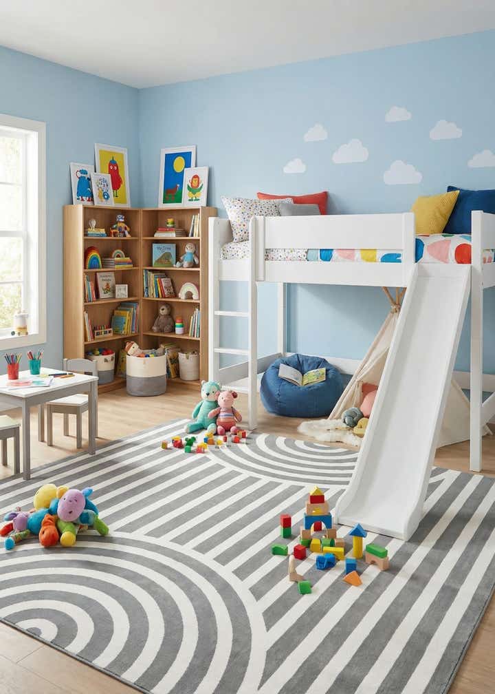 10' x 13' Whimsy Kids Rug