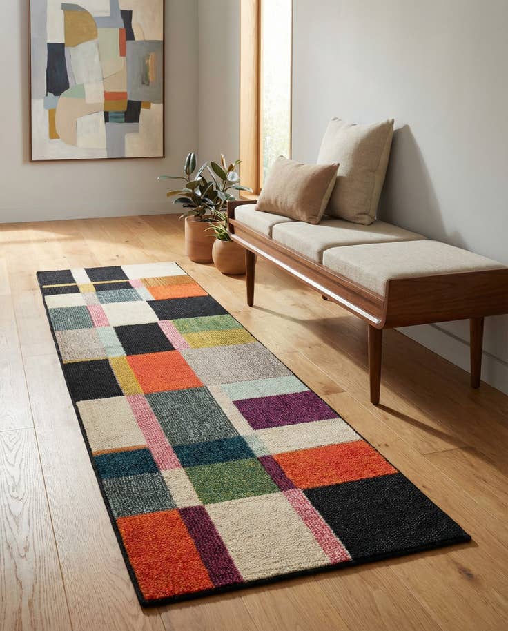 Detail image of 2' x 6' Easy-Clean Casablanca Indoor / Outdoor Runner Rug