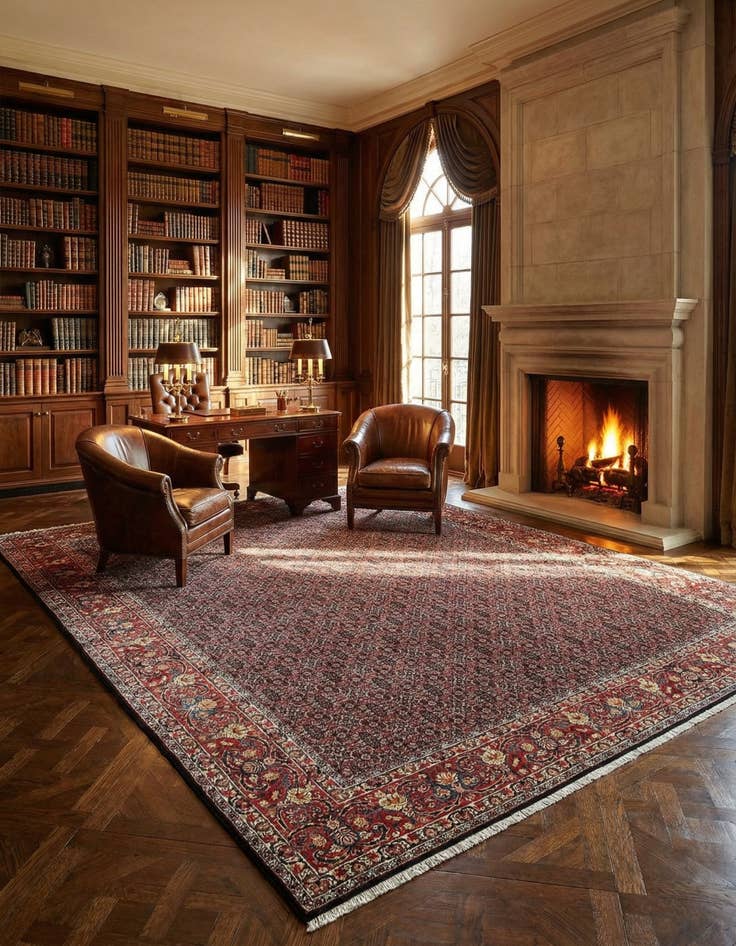 Detail image of 8' 5 x 10' Bidjar Wool Rug