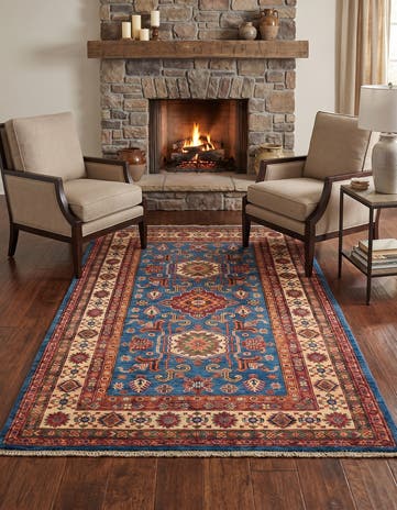 120cm x 190cm Hand Knotted Kazak Rug