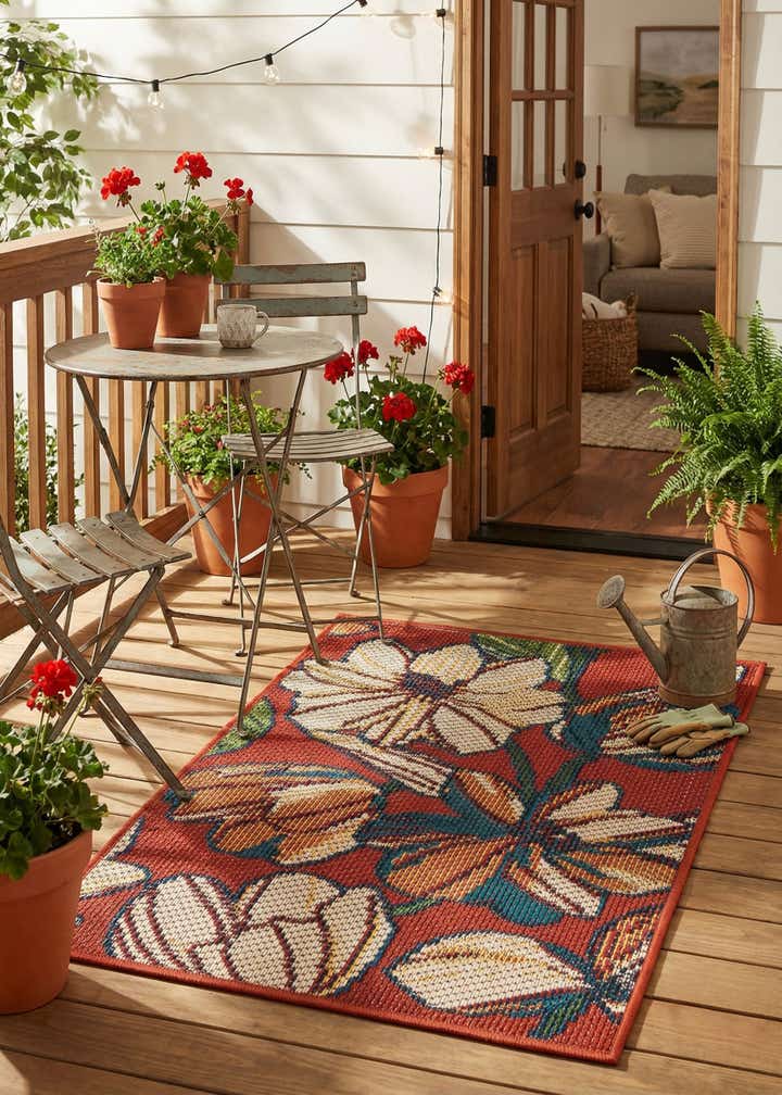 2' x 3' Easy-Clean Baja Indoor / Outdoor Rug