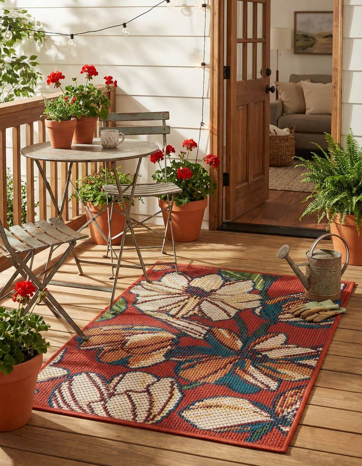 Detail image of  2' x 3'  Washable Baja Indoor / Outdoor Rug