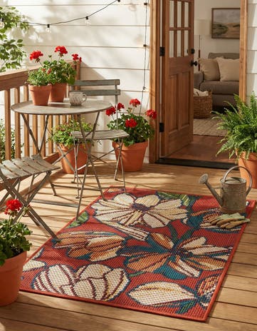 2' x 3' Easy-Clean Baja Indoor / Outdoor Rug