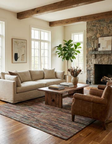 6' 5 x 9' 10 Hand Knotted Darya Wool Rug
