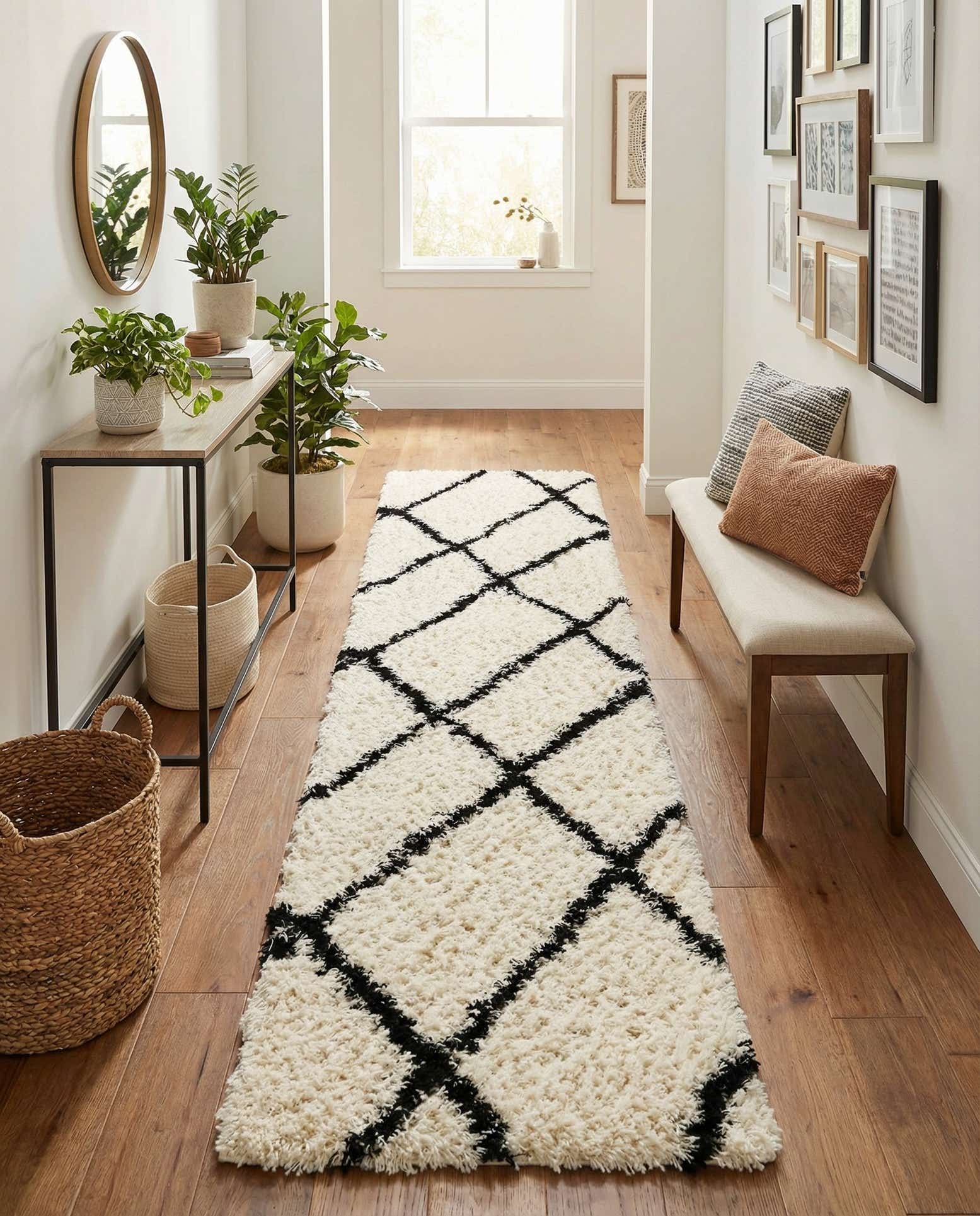 2' 7 x 12' Infinity Shag Runner Rug