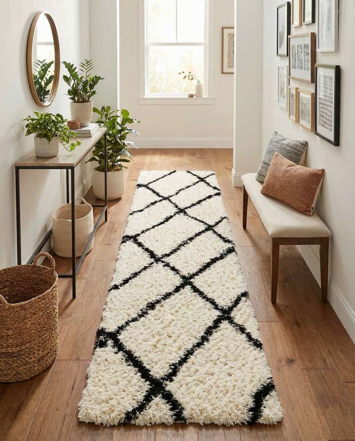 2' 7 x 12' Infinity Shag Runner Rug