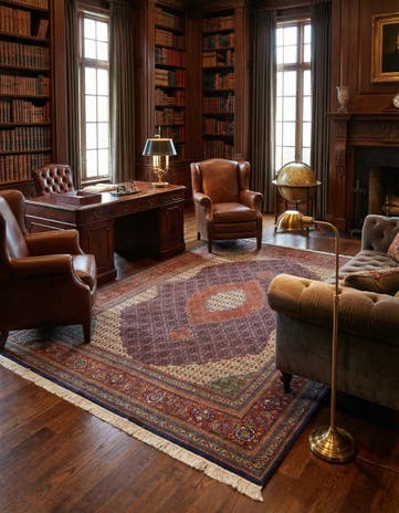 8' 4 x 10' 10 Hand Knotted Tabriz Persian Wool Rug