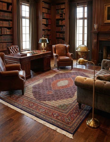 8' 4 x 10' 10 Hand Knotted Tabriz Persian Wool Rug