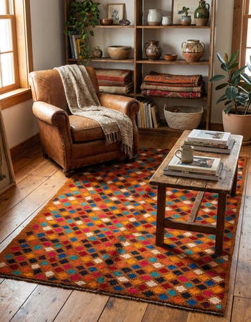 3' 9 x 6' Hand Knotted Balouch Wool Rug