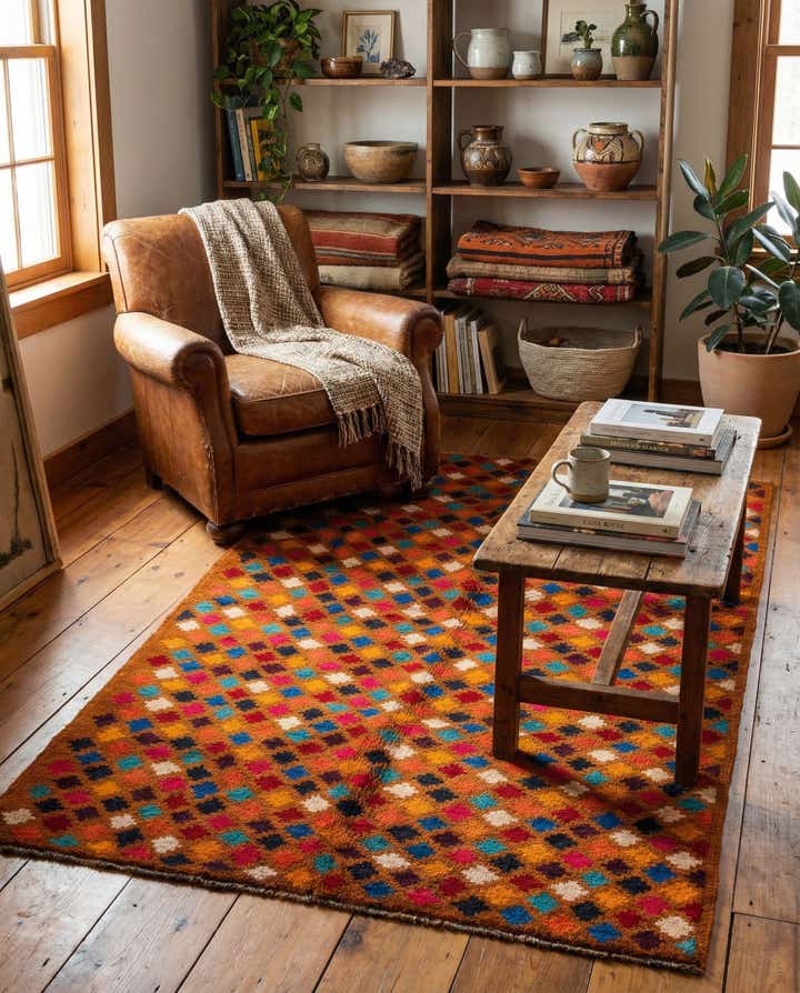 3' 9 x 6' Hand Knotted Balouch Wool Rug