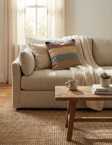 1' 6 x 1' 6 Hand Woven Pillow Wool Square Rug