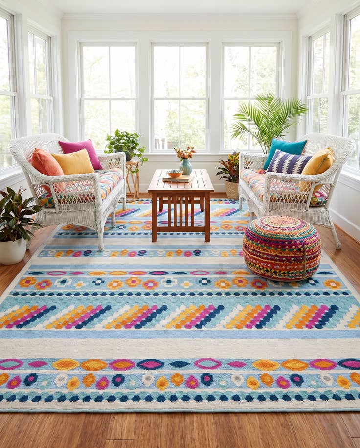 Vue détaillée : 275cm x 365cm Facile à nettoyer Aruba Tapis Intérieur / Extérieur