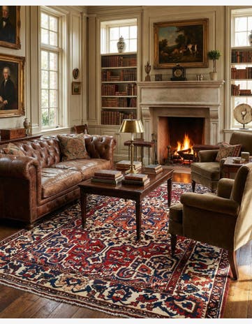 6' 9 x 10' 1 Gharajeh Wool Rug