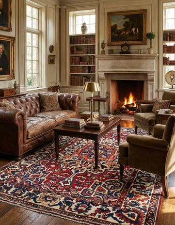 6' 9 x 10' 1 Gharajeh Wool Rug
