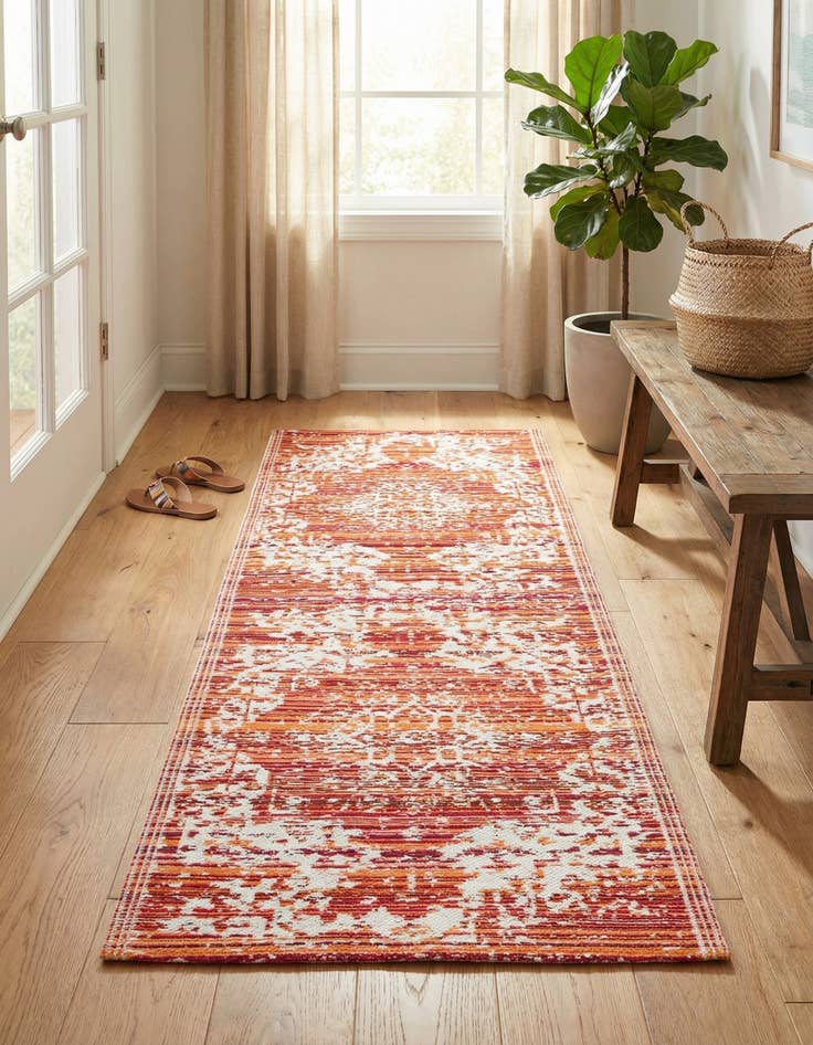 Detail image of  2' x 6'  Washable Vista Breeze Indoor / Outdoor Runner Rug