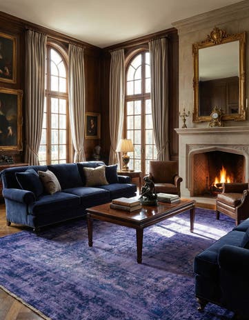 9' 7 x 12' 11 Vintage Royal Rug