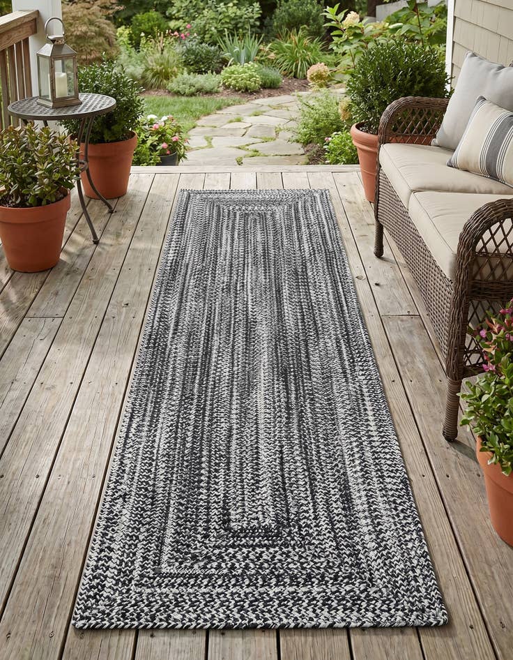 Detail image of 2' x 8' Easy-Clean Eco Verse Washable Indoor / Outdoor Runner Rug