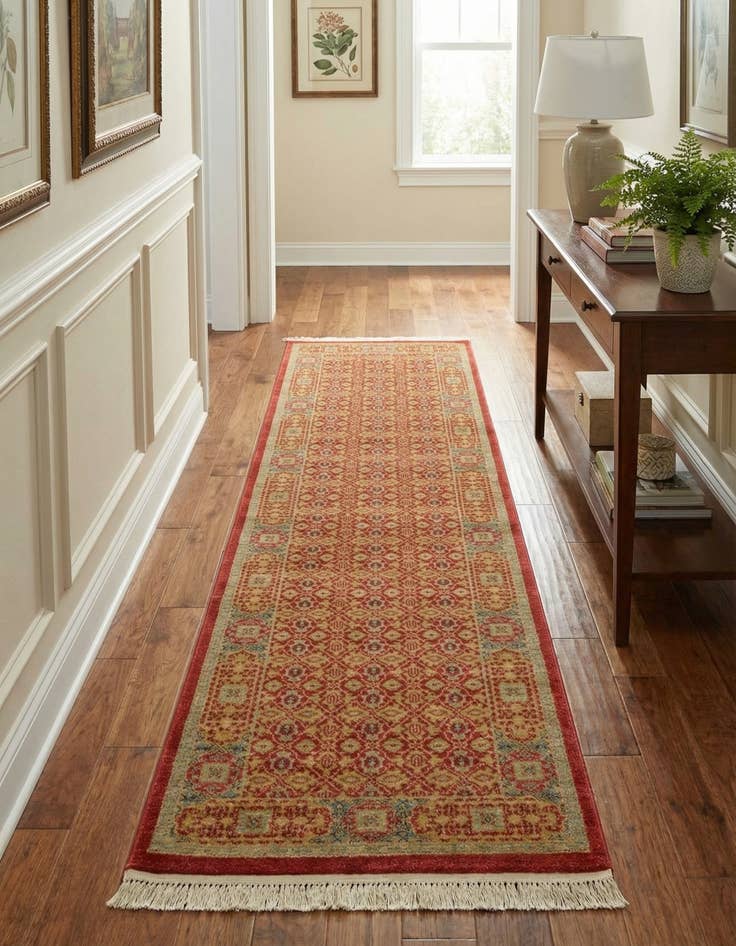 Detail image of 2' 7 x 10' Mamluk Runner Rug