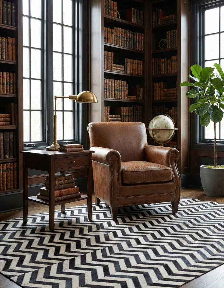 Detail image of 5' x 8' Cowhide Rug