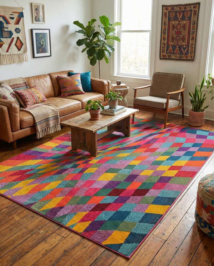 7' x 10' Washable Hyacinth Rug