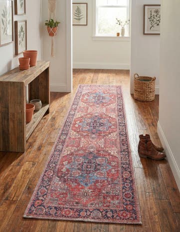 2' x 8' Washable Maahru Runner Rug