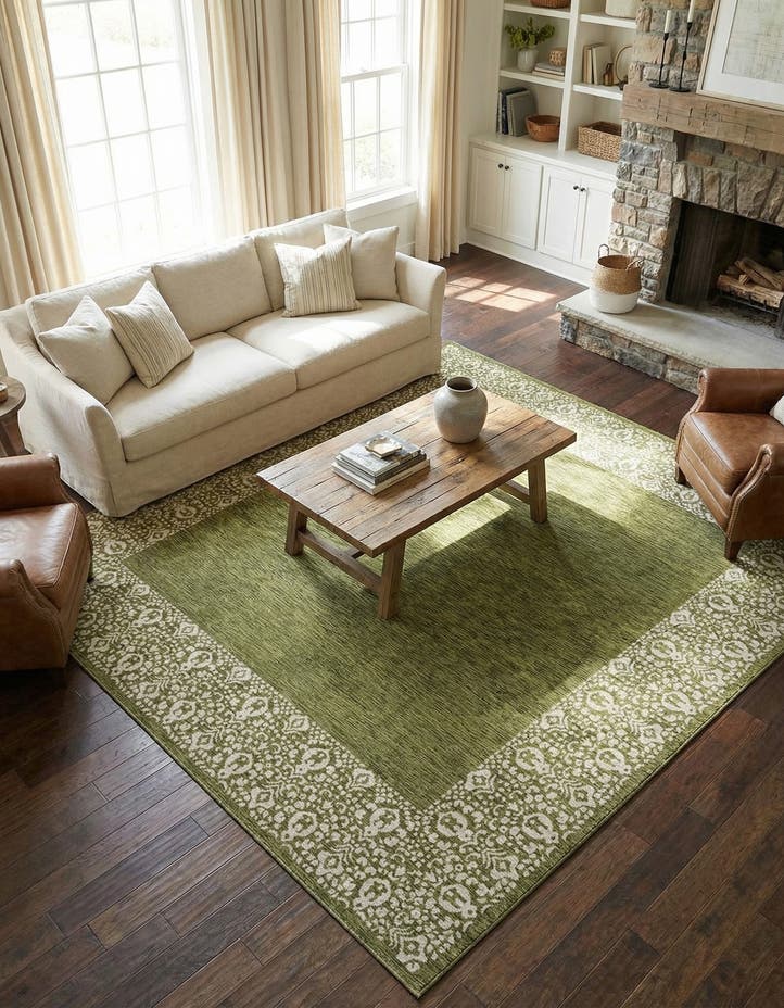 13' x 13' Easy-Clean Border Indoor / Outdoor...
