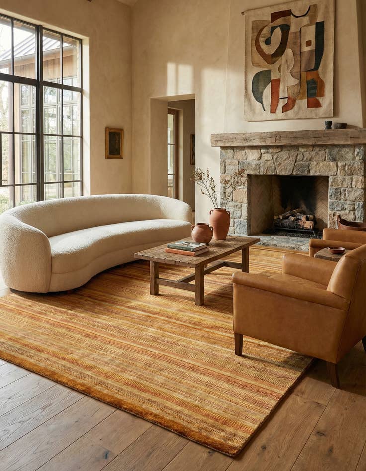 Detail image of 9' 10 x 11' 6 Juma Wool Square Rug