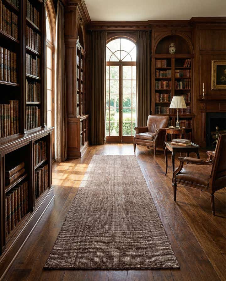 2' 7 x 10' Hand Woven Jill Zarin English Manor Wool Runner Rug