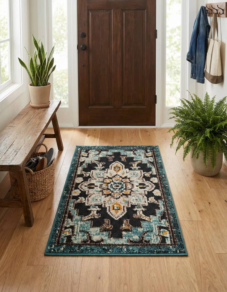 Detail image of 2' x 3'  Washable Casablanca Indoor / Outdoor Rug