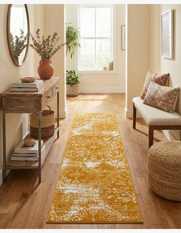 Yellow Monte Carlo Runner Rug