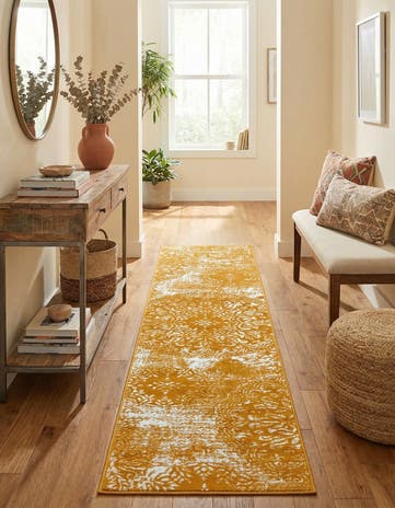 Yellow Monte Carlo Runner Rug