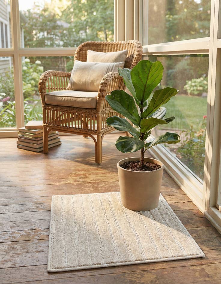 Detail image of 1' 8 x 1' 8  Washable Sabrina Soto Ola Indoor / Outdoor Sample Rug