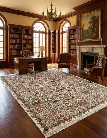 9' 8 x 12' 10 Kashmar Wool Rug
