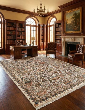 9' 8 x 12' 10 Kashmar Wool Rug