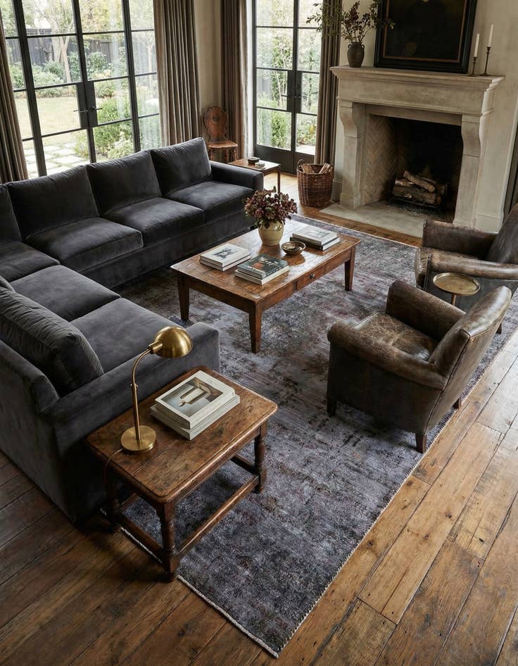 Detail image of 8' x 12' 8  Hand Knotted Ultra Vintage Persian Wool Rug