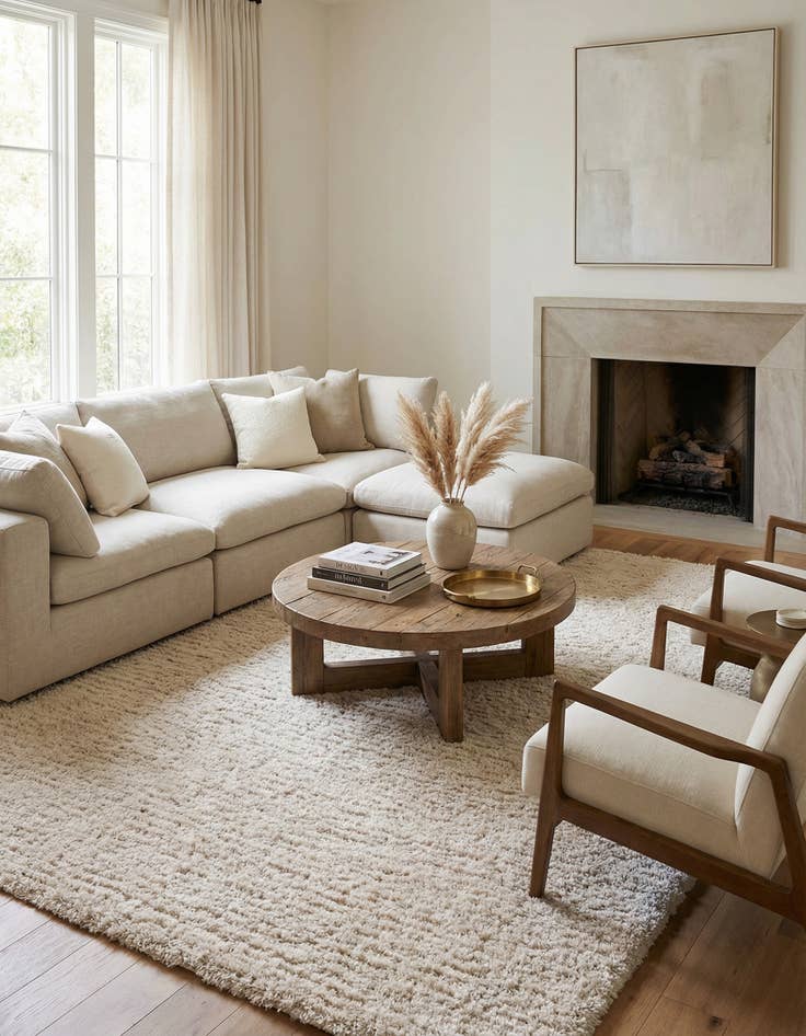 Detail image of  10' x 13' Infinity Shag Rug