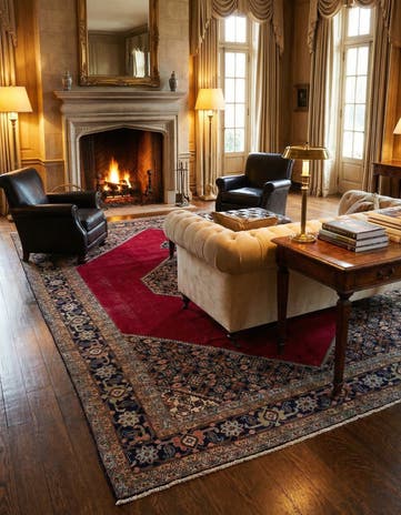 7' 4 x 10' 9 Hand Knotted Tabriz Persian Wool Rug