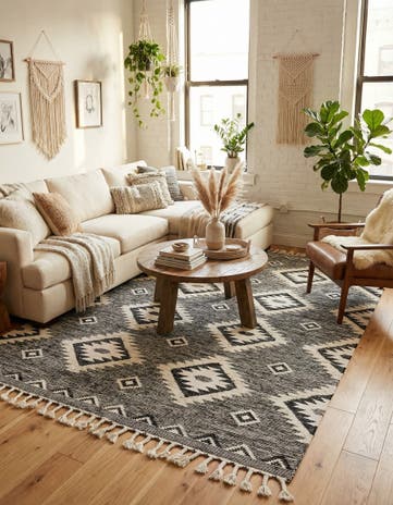 8' x 11' Hand Woven Arizona Wool Rug
